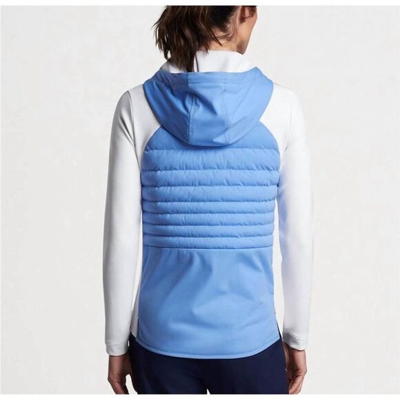 NEW Peter Millar Merge Hooded Jacket Blue White | XL - Picture 5 of 9